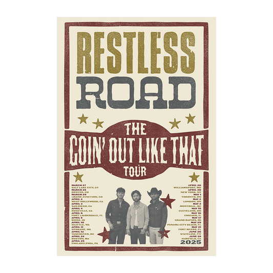 SIGNED Goin' Out Like That Tour Poster