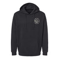 RR charcoal pullover hoodie front Restless Road